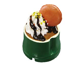 竹姫 チョコマカロンパフェ