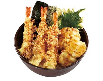 えび天と季節の天丼　平日限定17時まで