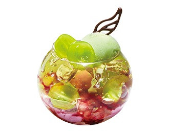 エメラルドマスカットパフェ