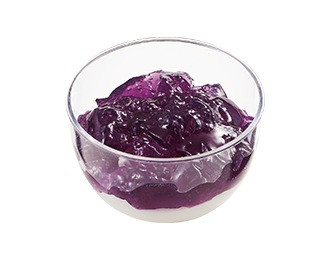 ヨーグルトムースゼリー（ぶどう風味）