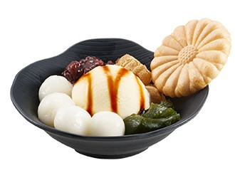 白玉クリームあんみつ