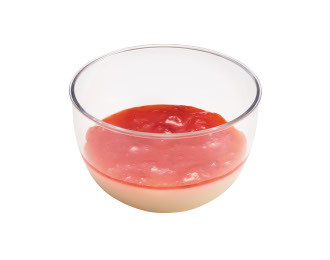 豆乳ぷりん（いちごソース）