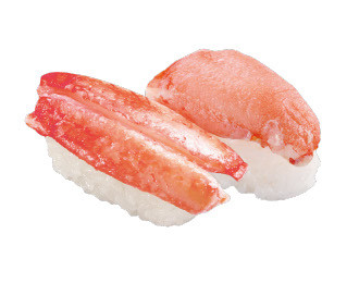 丸ずわいがに二種盛り