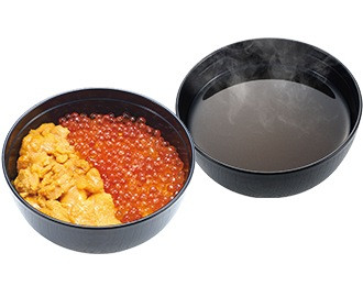 うにいくらミニ丼 くら出汁付き