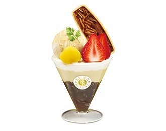 キャラメルほうじ茶パフェ