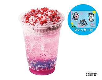 MANGとCOOKYとKOYAのピーチサイダーゼリー