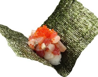 【巻きたて】海鮮盛り手巻き(一貫)