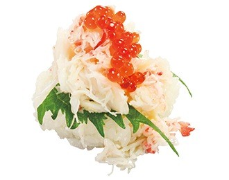 特盛 こぼれ本ズワイガニにぎり