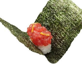 【巻きたて】ゆず漬けまぐろ手巻き(一貫)