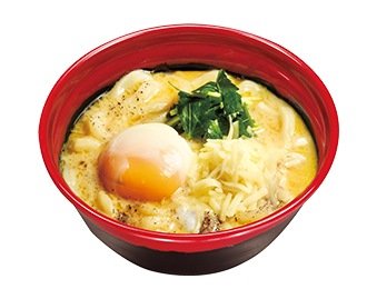 とろけるチーズカルボナーラうどん