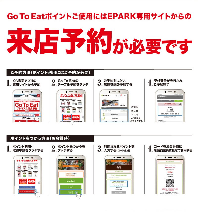 Go To Eat ポイント おすすめ情報 くら寿司 回転寿司