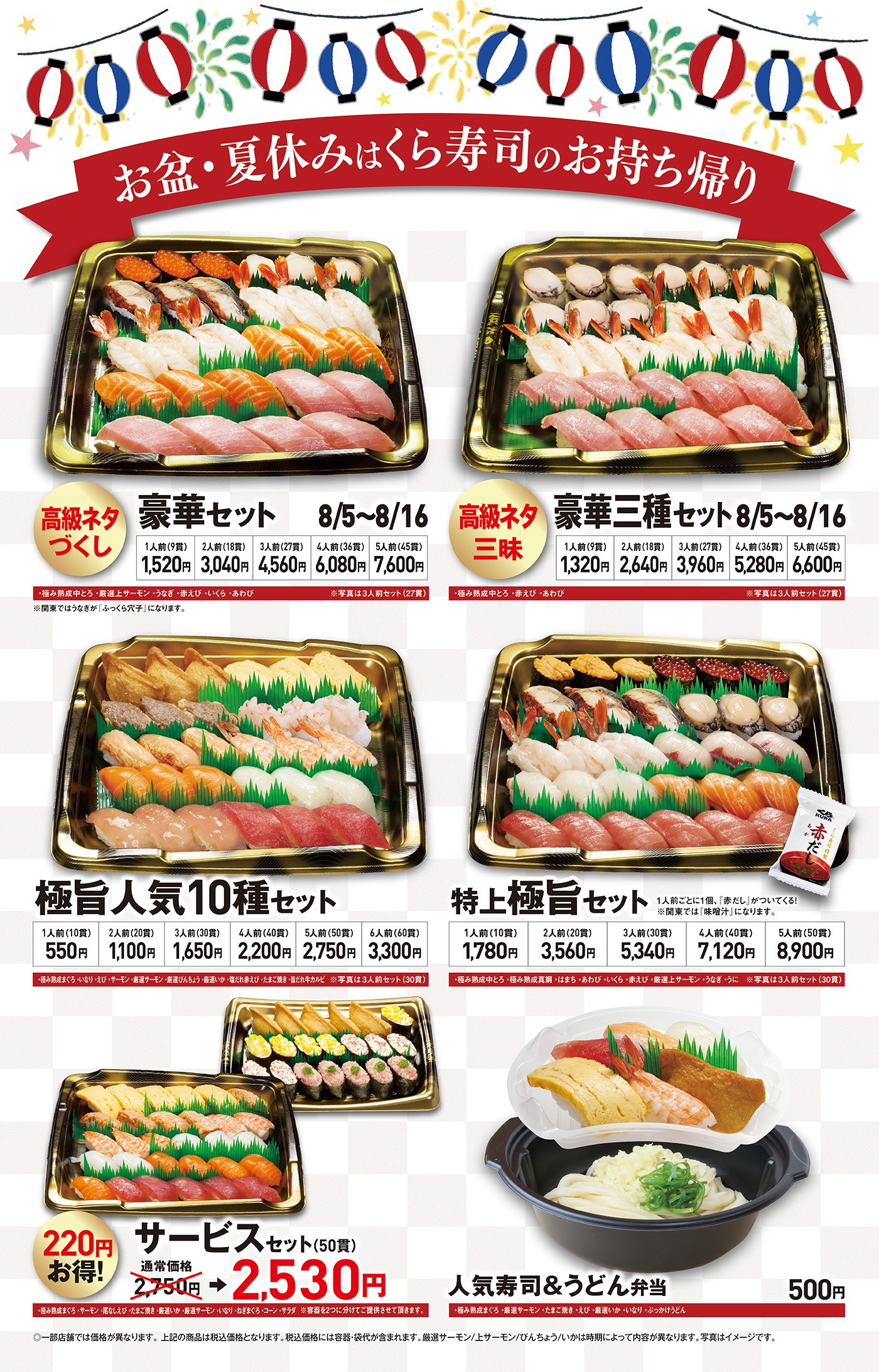 豪華セット おすすめ情報 くら寿司 回転寿司