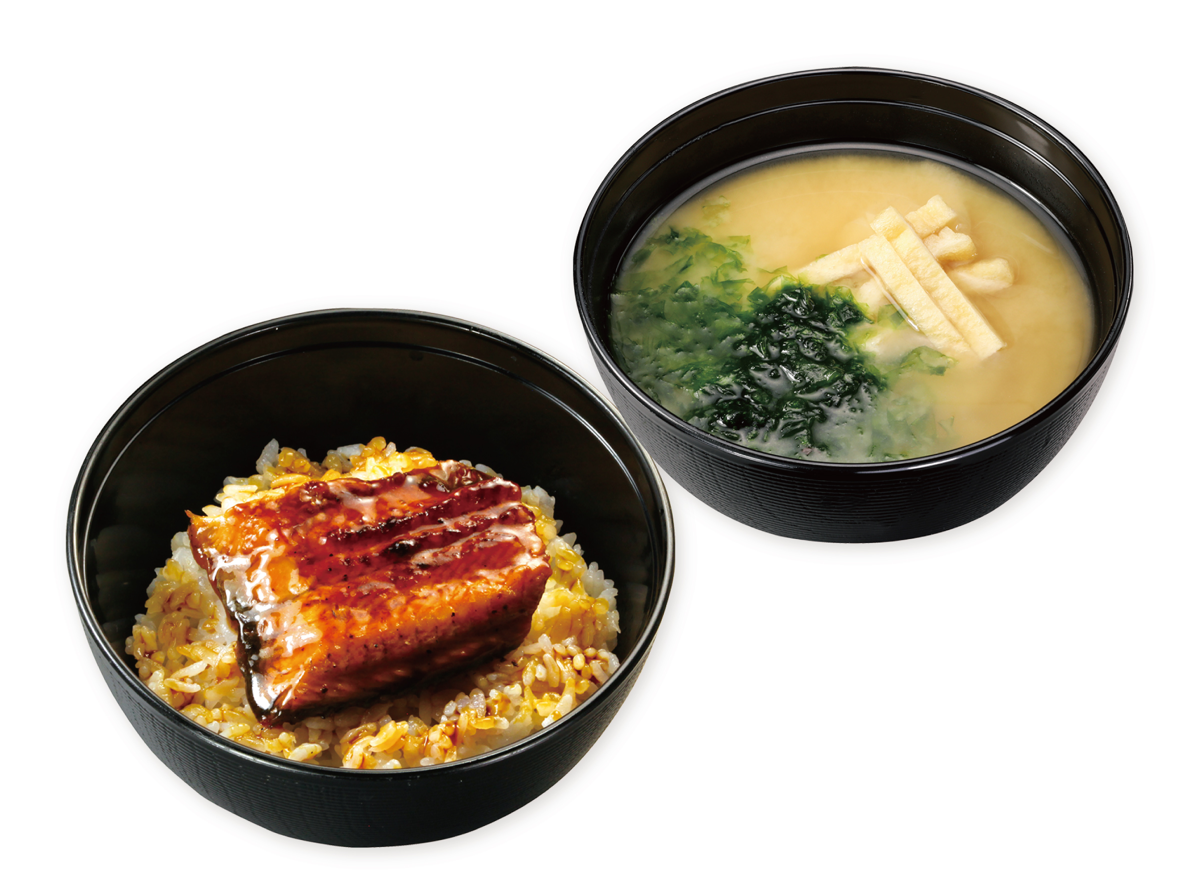ランチ うな丼セット あおさ入り味噌汁付.png