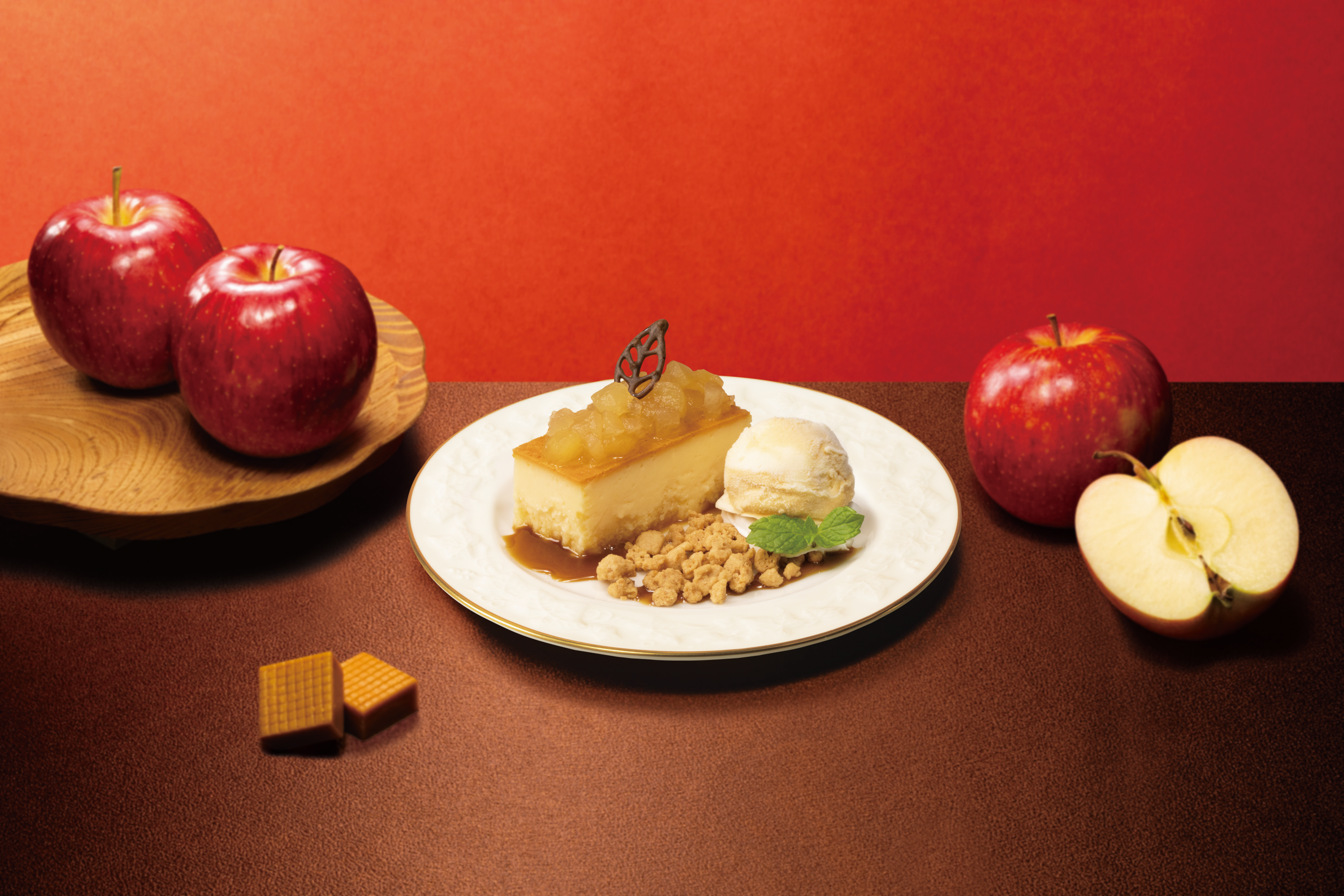 一口で秋深まる香ばしく甘い季節限定スイーツ KURA ROYAL 「きゃらめるりんごチーズケーキ」 ハロウィン気分を盛り上げる！“ぷるぷるおばけゼリー”も再登場！ ― 全国のくら寿司にて、10月2日（金）から期間・数量限定販売 ―