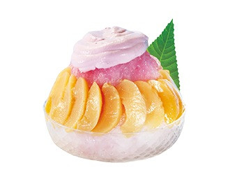 とろける白桃氷